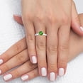 thumbnail image 2 of GemsNY May Birthstone - Traditional Round Emerald Solitaire Ring For Women (Grade - AAAA | 0.50cts.), 2 of 4