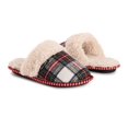 thumbnail image 6 of MUK LUKS Women's Frida Scuff Slippers - White Plaid, XL (11-12), 6 of 9