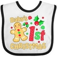 thumbnail image 3 of Inktastic Baby's First Christmas -gingerbread Cookie Boys or Girls Baby Bib, 3 of 4