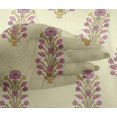 thumbnail image 4 of oneOone Viscose Chiffon Fabric Leaves & Floral Block Printed Craft Fabric BTY 42 Inch Wide, 4 of 4