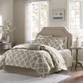 thumbnail image 5 of Madison Park MPE10-129 Essentials Merritt Complet Lit et Draps Grand Taupe, Grand, 5 of 5