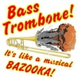 thumbnail image 2 of CafePress - Bass Trombone Musical Bazooka Mugs - 11 oz Ceramic Mug - Novelty Coffee Tea Cup, 2 of 4