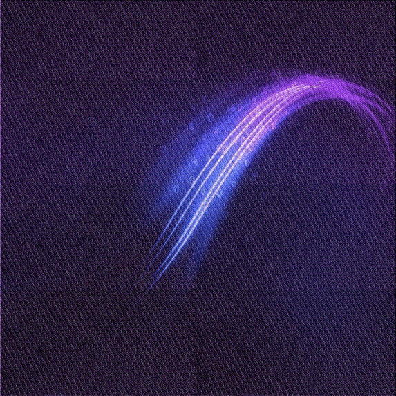 Ahgly Company Machine Washable Indoor Square Transitional Deep Purple Area Rugs, 7' Square