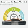 thumbnail image 3 of Intex Dura Beam Deluxe Pillow Raised Air Mattress w/ Pump, Queen (2 Pack), 3 of 11