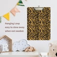 thumbnail image 2 of ALAZA Plastic Clipboard A4 Letter Size Decorative Clipboards for Students Women Men 9" x 12.5" Leopard Print, 2 of 6