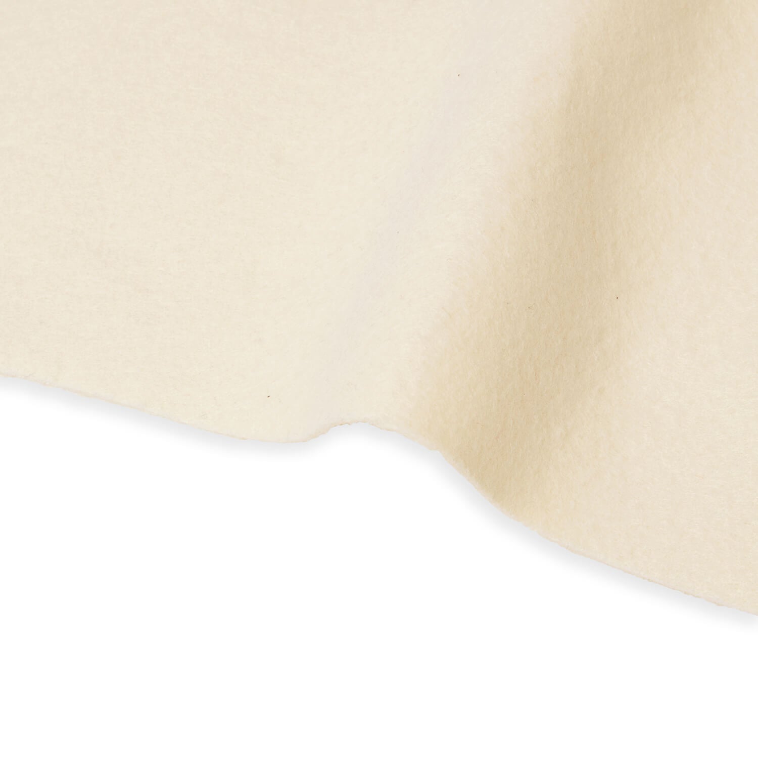 Felt Fabric 74 Inch Wide Polyester Craft Fabric By The Yard 300 GSM - For Sewing Apparel, Accessories, Décor, & More - Beige (5 Yards)