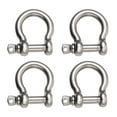 thumbnail image 1 of EeaseCA 4 Pcs Manille en Acier Inoxydable, Manille de Levage en Forme de D, 1 of 8