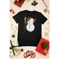 thumbnail image 5 of Old Glory Youth Snowman Body Costume Short Sleeve T Shirt, 5 of 6
