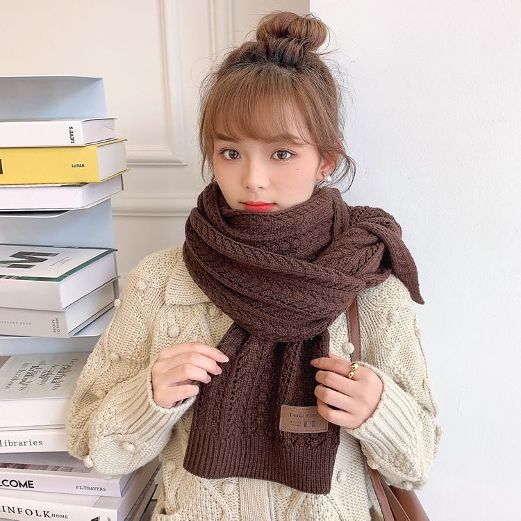 Winter Knit Infinity Scarf Fashion 