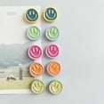 thumbnail image 4 of Cartoon Smiley Face Refrigerator Magnets Nordic Ins Wind Personality Home Whiteboard Decoration Photo Message Board, 4 of 4
