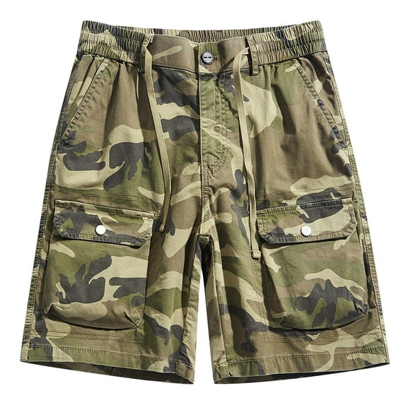 Shorts Et Bermudas Homme Men's Summer Thin Breathable Denim Shorts with Pockets Plus Size Pants Mens Cargo Shorts Khaki 30