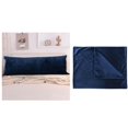 thumbnail image 5 of Non-allergenic Bolster Pillow Case Body Support Pregnancy Blue 50x152cm, 5 of 5