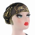 thumbnail image 4 of 4 Pcs Lace head wraps for women, Stretchy Turban Beanie Head Scarf Skull Cover Cap for Chemo Headwear, 4 of 7