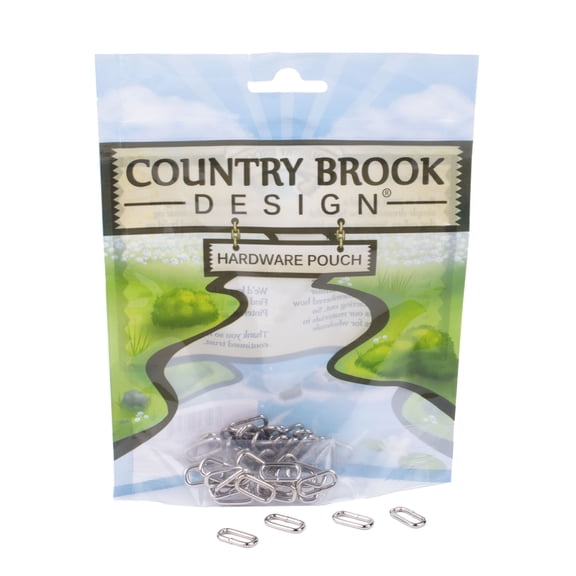 100 - Country Brook Design® 1/2 inch Lite Welded Rectangle Rings