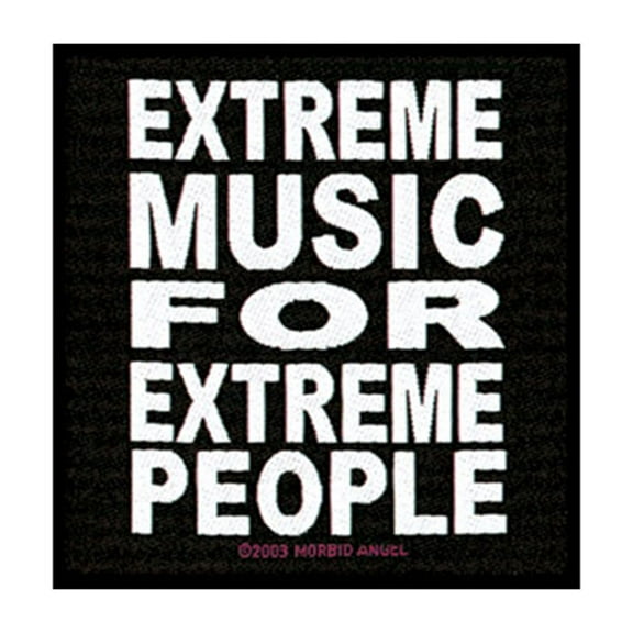 Morbid Angel Men's Woven Patch Black