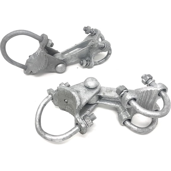 Chain Link Fence Industrial Offset Hinges (Malleable) Fits Gate Frame 1-5/8" or 1-7/8" and O.D 2-7/8" inch Round Post
