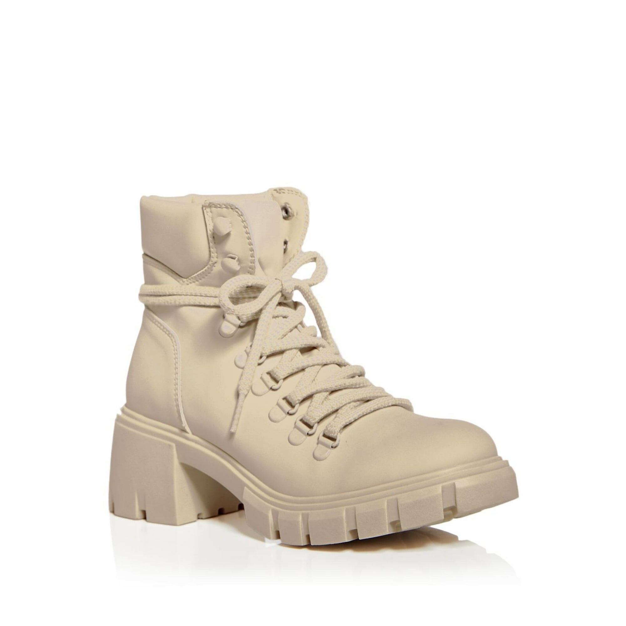 Ivory combat boots deals
