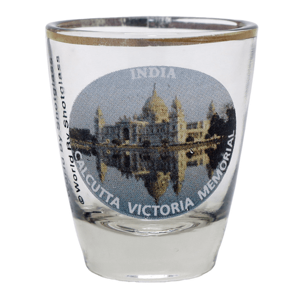 India Calcutta Victoria Memorial Shot Glass