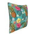 thumbnail image 2 of Xecao Pineapple Print Soft Velvet Decorative Throw Pillow Covers, Square Cushion Cases for Bed, Sofa, Living Room, Car, and Indoor Outdoor Use-18"x18", 2 of 8