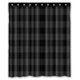 thumbnail image 1 of Cortina de Ducha ABPHQTO Poliéster Impermeable Cuadros Búfalo Gris Oscuro 150x180 cm, 1 of 1
