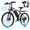 Black blue, variant on VIPDRIVE Electric Bike for Adults 26", 750W Peak Ebike, 48V 7.8AH Removable Battery,Up to 40 Miles 20MPH Electric Mountain Bike,Front Fork Suspension,7-Speed Shimano Gears,UL2849