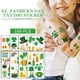 thumbnail image 2 of Pegatinas De Tatuaje De Fiesta De Carnaval Irlandés Día De San Patricio Impermeable Trébol Pegatina De Trébol Conjunto De Tatuajes Temporales 10 Hojas Serendint HA034569-00, 2 of 6