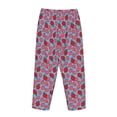 thumbnail image 5 of Goofa Strawberries Printed Soft Pajama Pants for Women, Wide Leg Comfy Casual Lounge Yoga Pants-XX-Large, 5 of 9