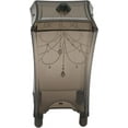 thumbnail image 1 of Distributeur de Porte-Cotons, Organisateur de Conteneurs de Rangement Cosmétiques Présentoir Transparent Ensemble de Pots avec Couvercles pour Salle de Bain Accessoires de Cuisine Maison Boîte Coiffeuse (Gris Transparent), 1 of 8
