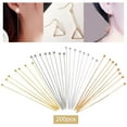 thumbnail image 2 of 200 Pieces Head Pins for Jewelry Making Jewelry Head Pins 16mm 20mm 25mm 30mm Craft Head Pins, 25mm, 2 of 7