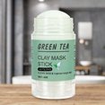 thumbnail image 2 of Green Tea Clay Face Mask Stick Rotating Face Mask Cuidado de la piel para todo tipo de piel, 2 of 9