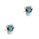 thumbnail image 4 of Toystoory Flores artificiales Florero de cerámica Faux Hortensia Fake Planter Wedding Azul 2Conjunto, 4 of 6