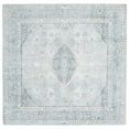thumbnail image 6 of SAFAVIEH Restoration Vintage Quentin Medallion Area Rug, Grey/Light Blue, 8' x 10', 6 of 10