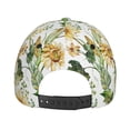 thumbnail image 6 of Daiia Watercolor Bright Sunflowers print Baseball Cap Men Women Golf Dad Hat Adjustable Original Classic Low Profile Hat Unconstructed Plain Cap, 6 of 9