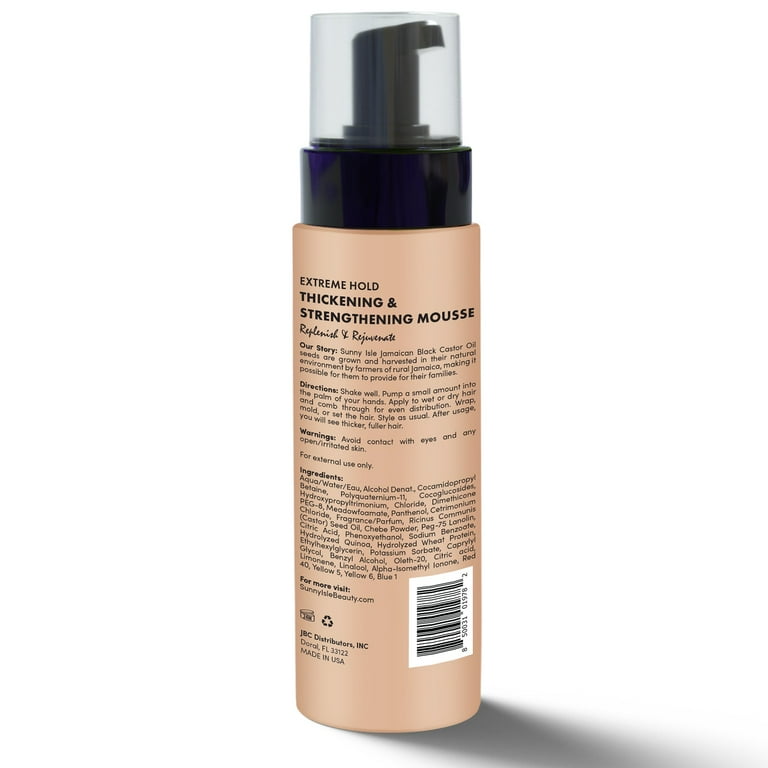 SUNNY ISLE Pure Chebe Thickening & Strengthening Mousse (8oz) SUNNY ISLE Pure Chebe Thickening & Strengthening Mousse (8oz)