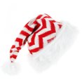 thumbnail image 1 of Wosthever Gorras de Papá Noel Llamativo Sombrero cálido de Navidad Sombreros de Navidad amigables con la piel Sombreros de lana de punto a rayas Kits de decoración para fiestas Rojo Wosthever HA070530-01, 1 of 6