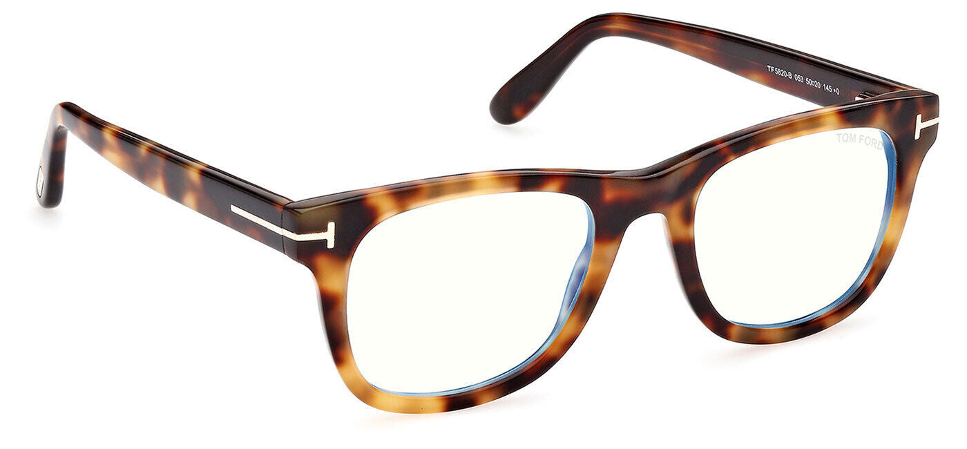 Eyeglasses Tom Ford FT 5820 -B 053 Shiny Blonde Havana, 