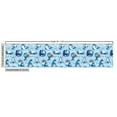 thumbnail image 3 of Ambesonne Cartoon Fabric by the Yard Upholstery, Friendly Seal, 1 Yard, Blue White Marigold, 3 of 5