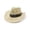 Beige, variant on sususu Straw Cowboy Hat for Women, Cowgirl Hat with Decorative Bands, Wide Brim Woven Sun Hat Western Cowboy Hat White