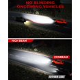 thumbnail image 3 of Bombillas antiniebla ZONBEAM 2025, mejora H11, 33000 lm, 6000 K, paquete de 2, 3 of 6