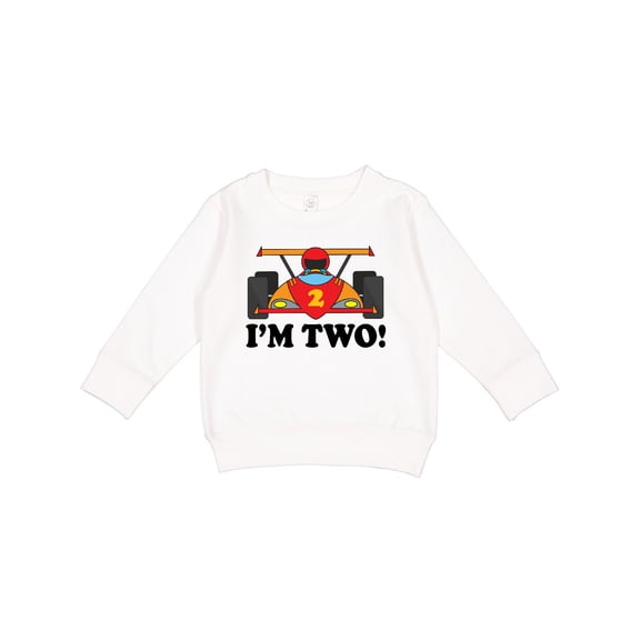 Inktastic Race Car 2nd Birthday Boys Racing Toddler Sweatshirt