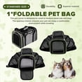 thumbnail image 4 of Foldable Pet Bag\nFoldable Small Dog Charter\nCarrying Cat Out Bag, 4 of 5