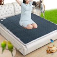 thumbnail image 5 of Electric Heating Blanket Double Side Flannel Soft Grandfather Body Warming, 5 of 5