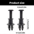 thumbnail image 3 of Replacement Boot Trunk Parcel Shelf Cord Clips Parcel Shelf String Clip Holders Easy Installation 1M6867574A for MK5 MK6, 3 of 5
