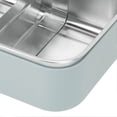 thumbnail image 4 of 850ml Stainless Steel Lunch Box, Leakproof Bento Box with Removable Divider for School, Office, Picnic, Mist Blue, 4 of 4