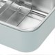 thumbnail image 4 of 850ml Stainless Steel Lunch Box, Leakproof Bento Box with Removable Divider for School, Office, Picnic, Mist Blue, 4 of 4