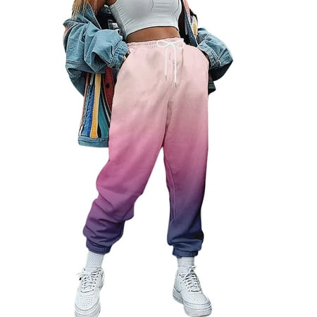 Western Leggings Womens Sweatpants Lounge Baggy Cotton Casual Joggers High Waist Pant Winter Clothing With Pockets plus Size Pants Suits for Women Casual