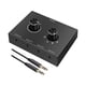 thumbnail image 2 of Conmutador de audio de 3,5 mm con cable de audio de 3,5 mm Liviano Salida Durable para PC, 2 of 9