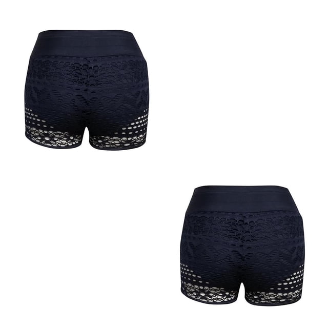 Greeniant Traje de baño femenino Pantalones Baño Ropa de playa Surf Color sólido Natación S Type1 NO1