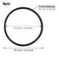 thumbnail image 1 of Replacement O-Ring for Pentair R172009 300/320 300-19 300-29 Compatible! 4pcs, 1 of 4