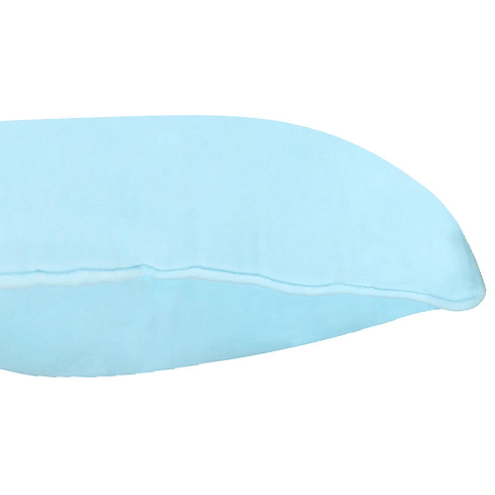 A1HC Hypoallergenic Down Alternative Decorative Throw Pillow, 20x20 in, Square, Pack of 1, Light Blue